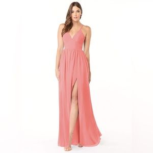 Azazie “Aaida” bridesmaid dress CORAL, SIZE: A6